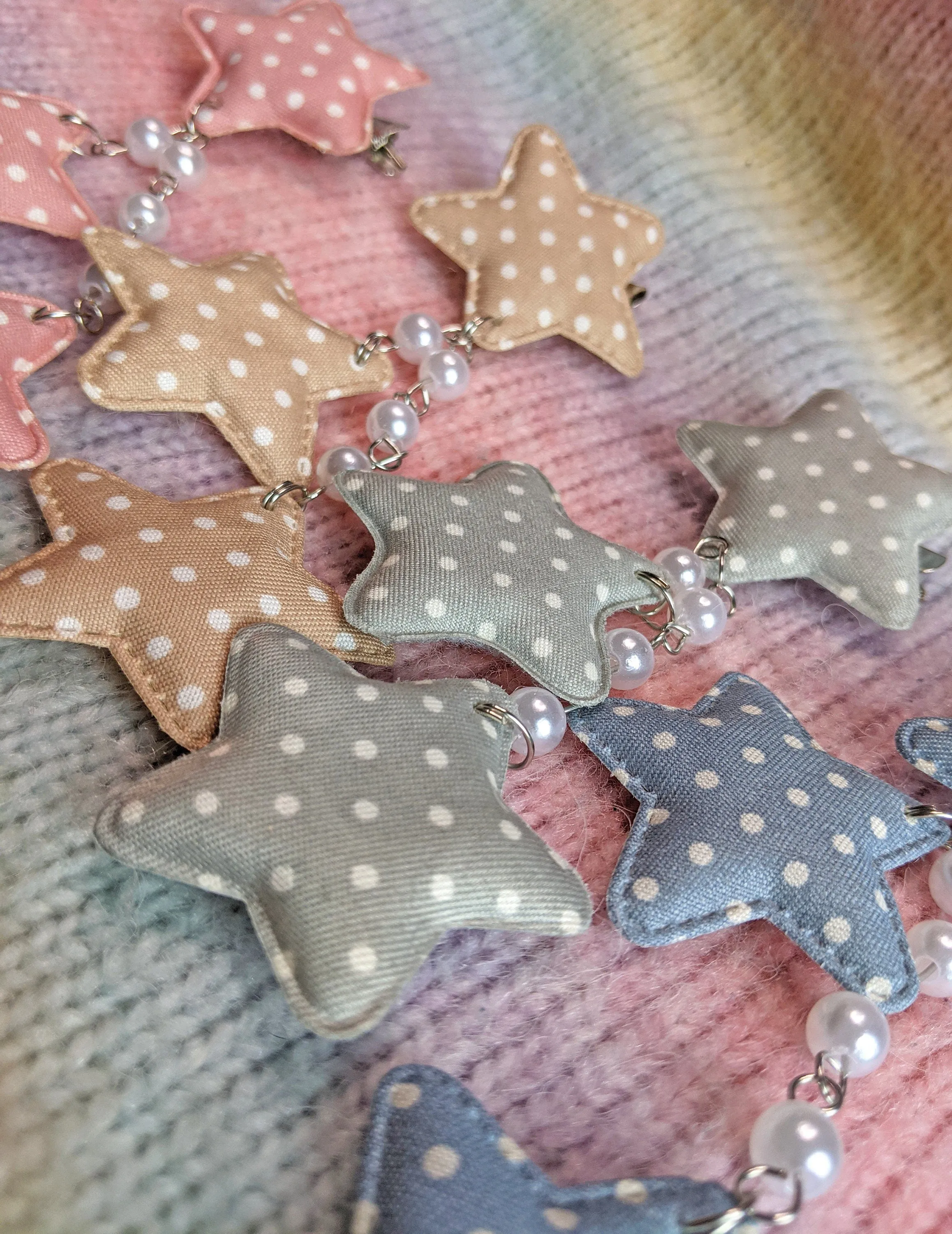 2-Way Polka Dot Star Clips- Choose your color