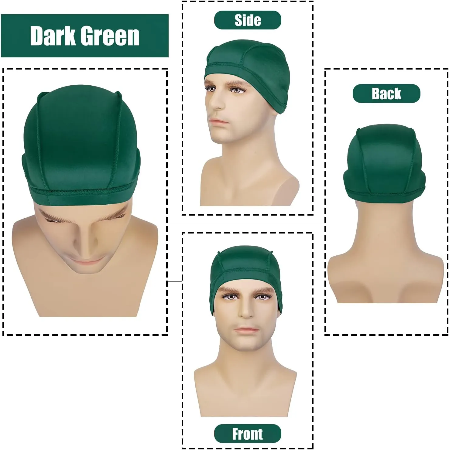 2PC Wave Cap for Men Waves