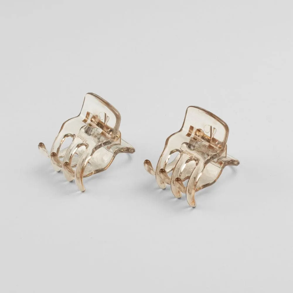 2x Mini Hair Claw Clips