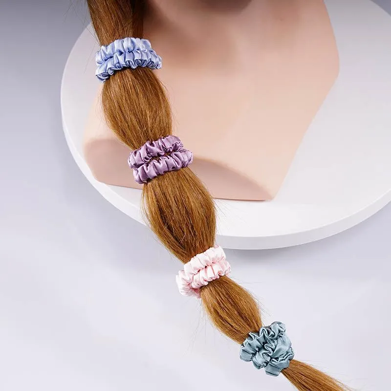 4 Pack Mini Silk Scrunchies - Lithe - dropshipping