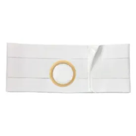 5" White, Regular Elastic, Flat Panel Belt, 2X-Large, 2-1/4" Center Opening