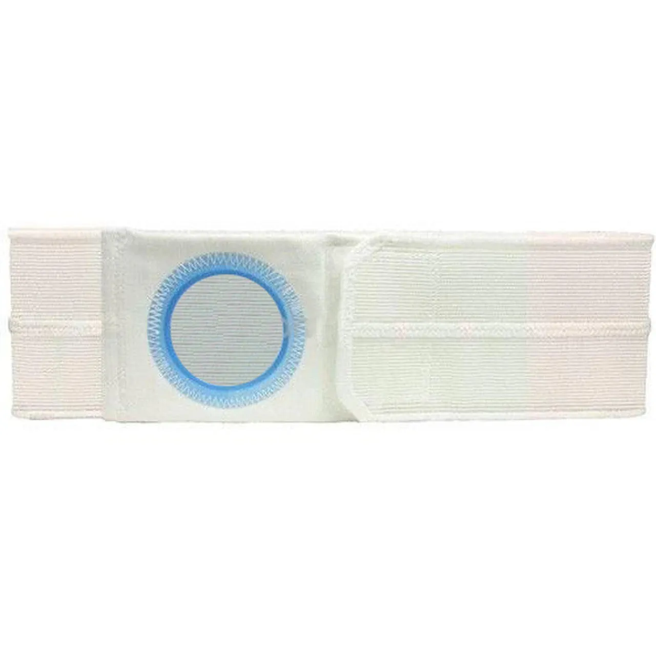 8" Right, White, Cool Comfort, Flat Panel Belt, Extra Large, 3-1/4" Opening PLaced 1" From Bottom