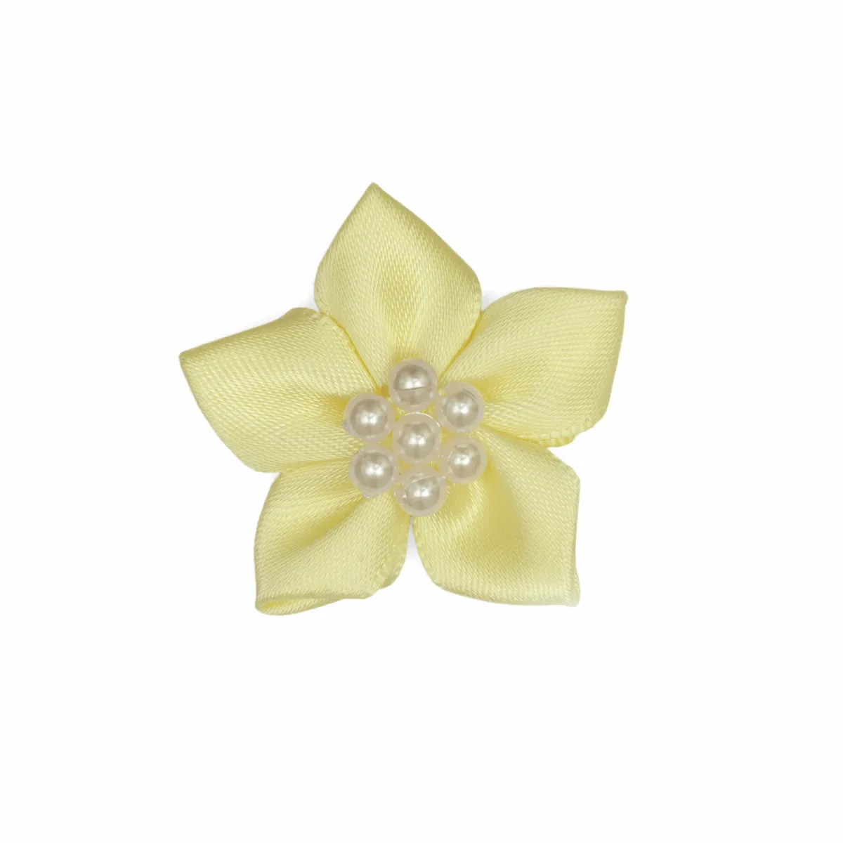Baby Maize Satin Star with Pearls (Pack of 20)