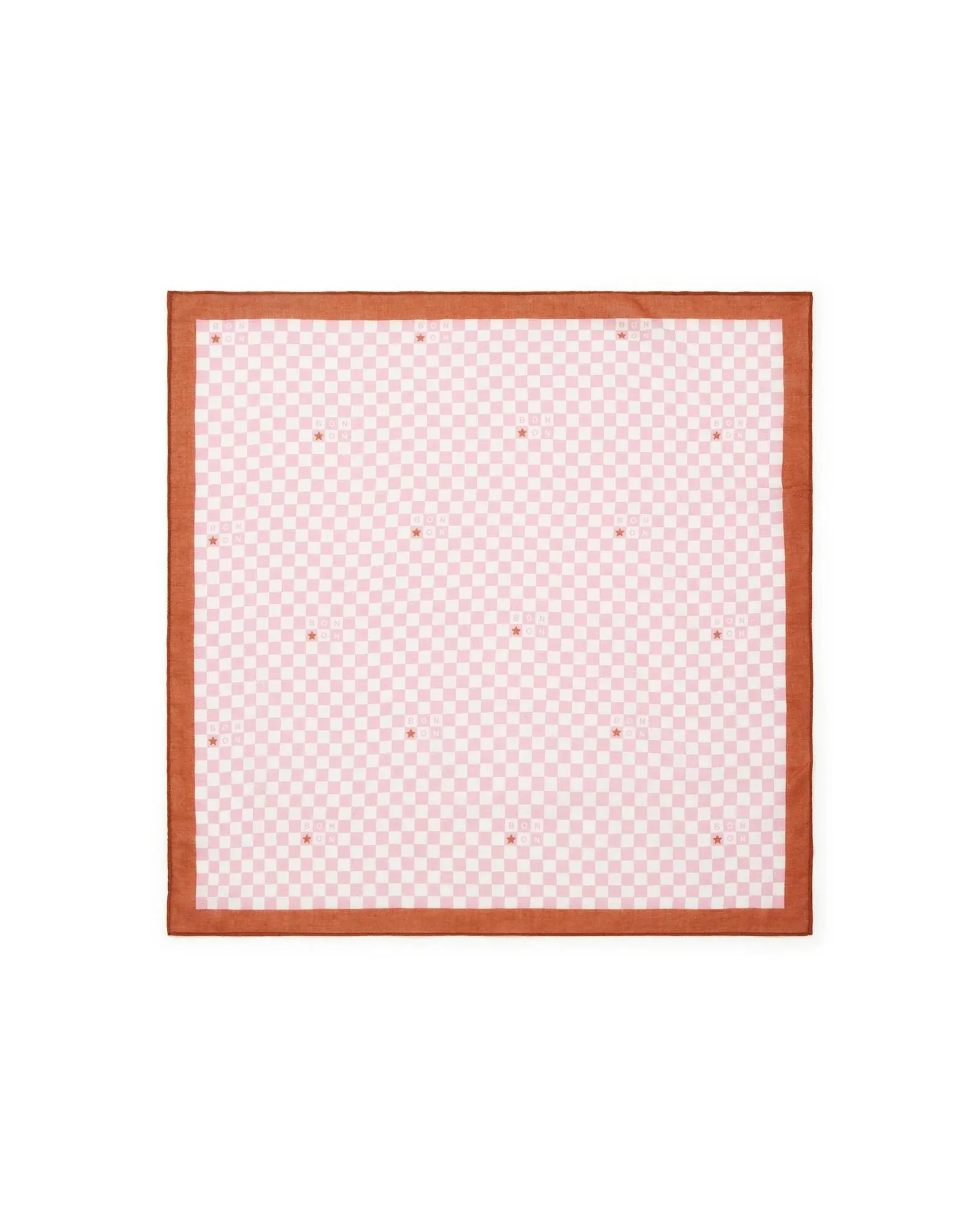 Bandana Scarf in Damier Rose Wood