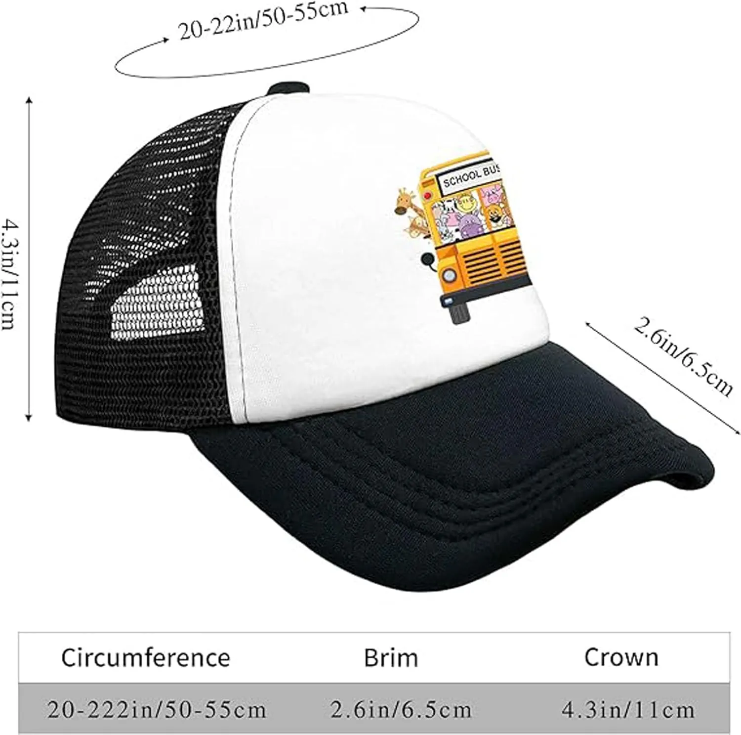 Baseball Caps for Kid Boy and Girls,Snapback Truckers Hats Toddler Girls Cap Adjustable,Fashion Sun hat Fits Baby
