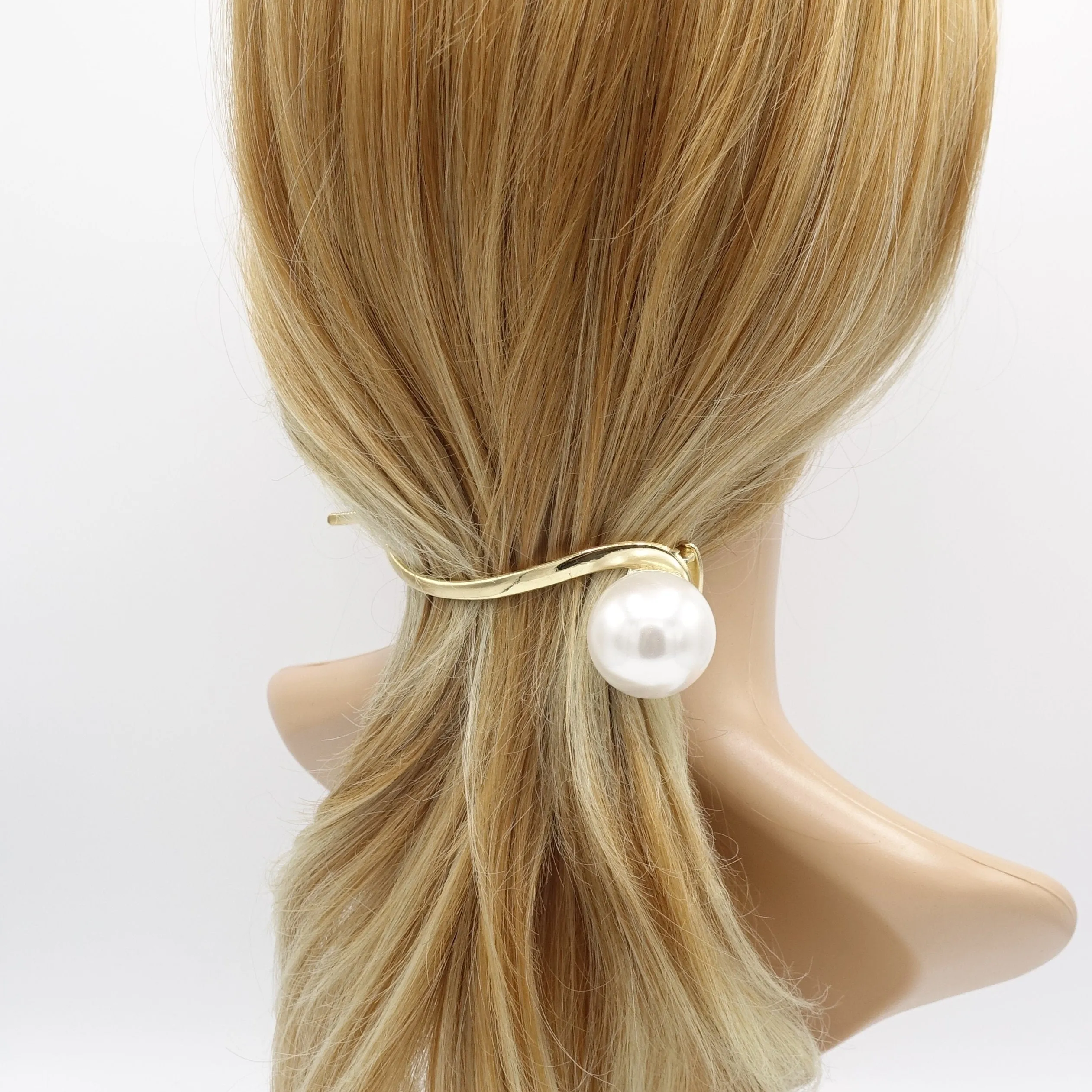 big pearl ball beak clip for women