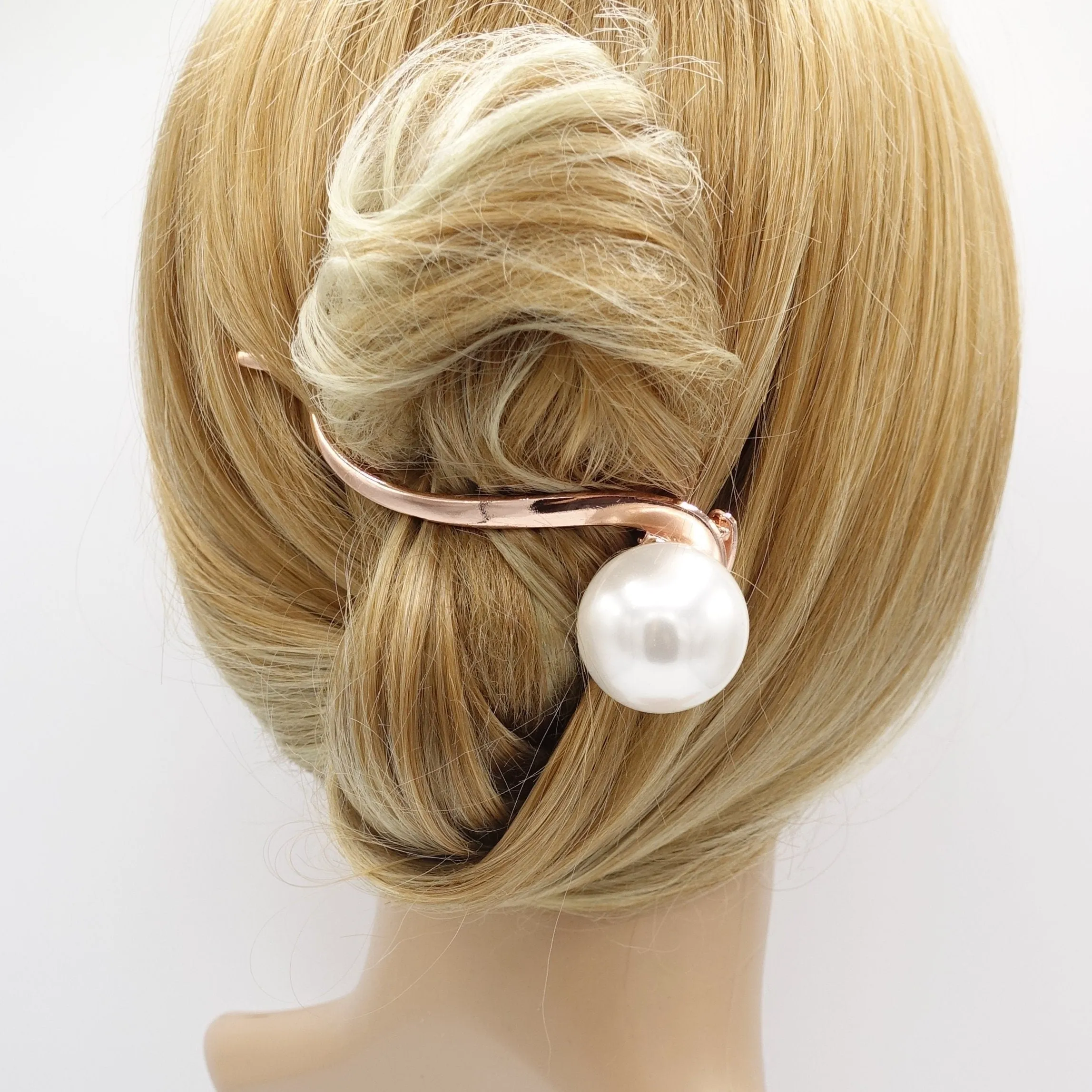 big pearl ball beak clip for women