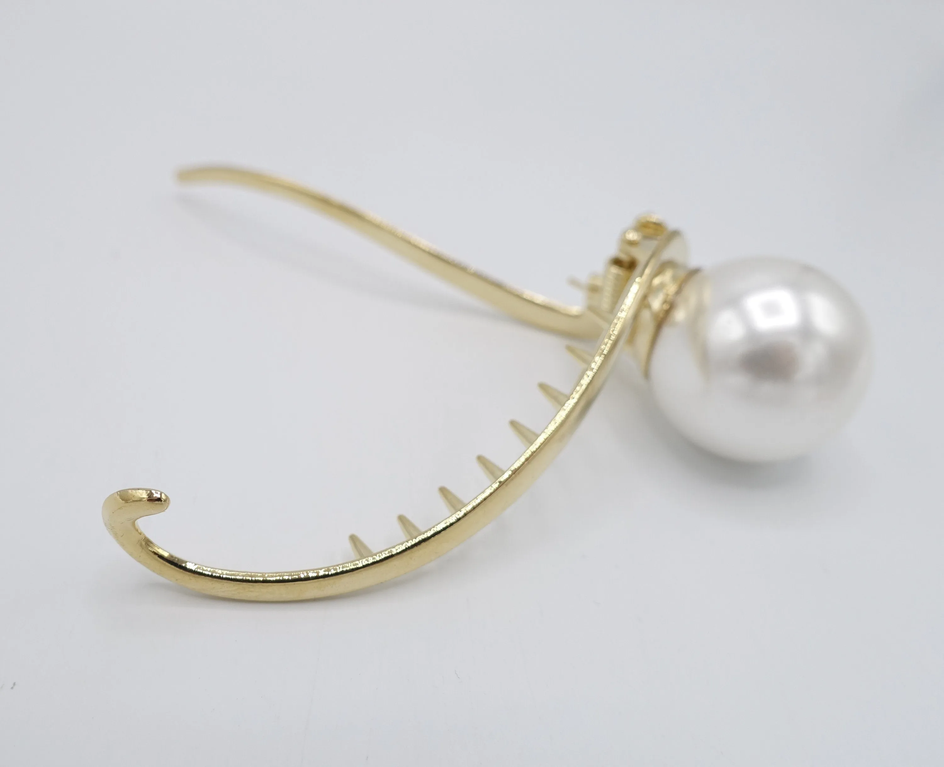 big pearl ball beak clip for women