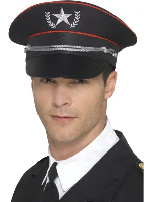 Black Deluxe Military Hat