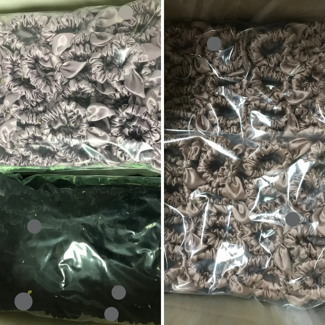 Bow Silk Scrunchie Custom Wholesale