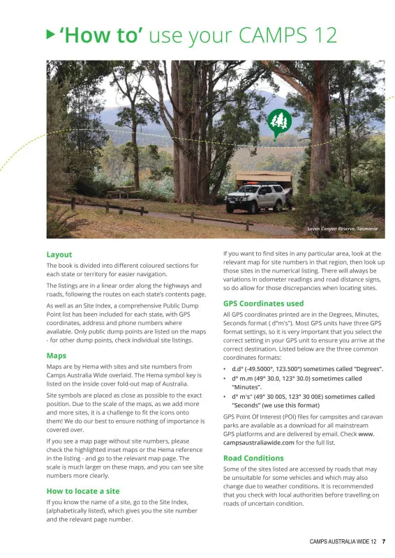 Camps Australia Wide Camps 12 Standard Edition | A4