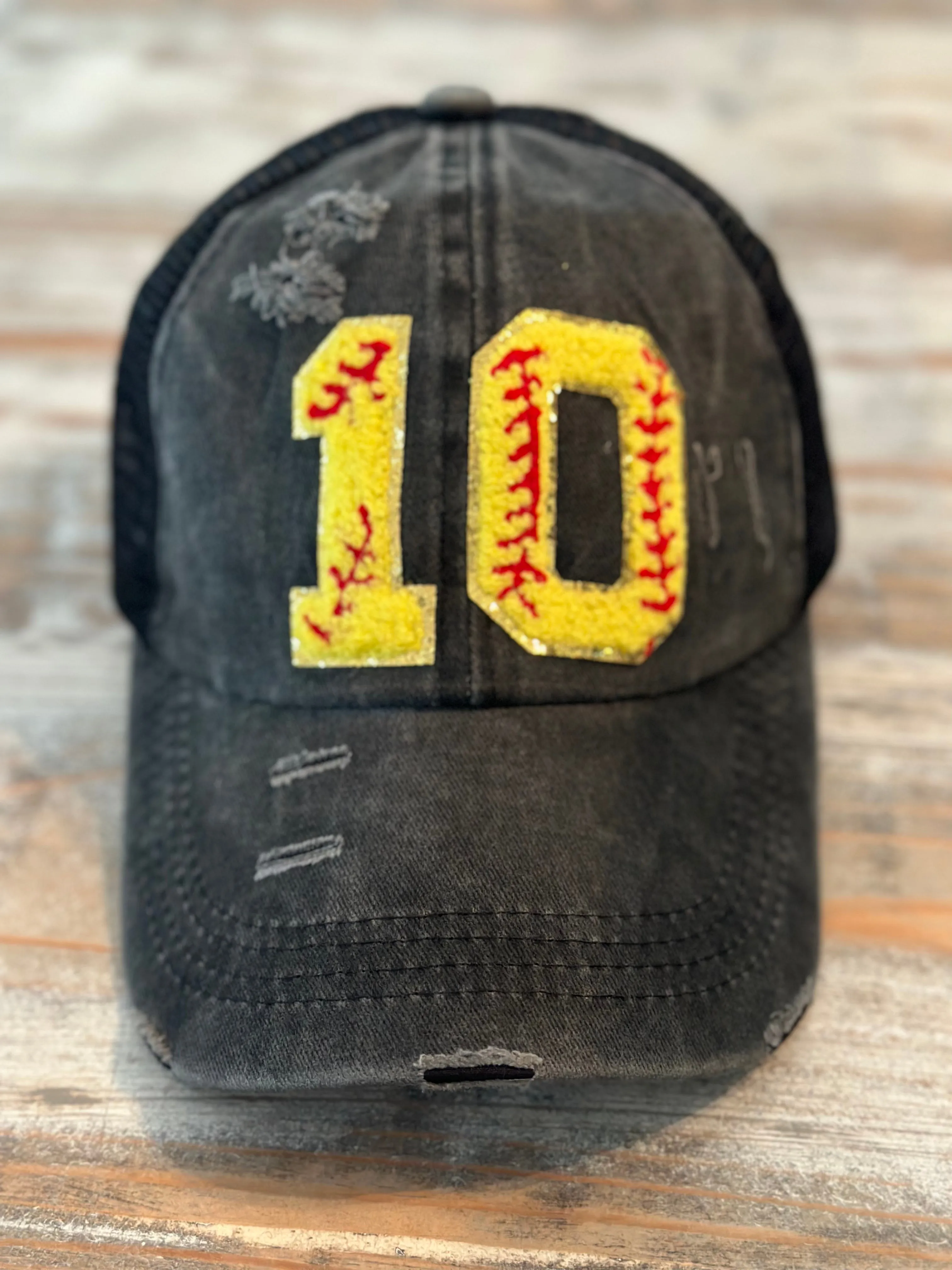 Chenille Softball Hats
