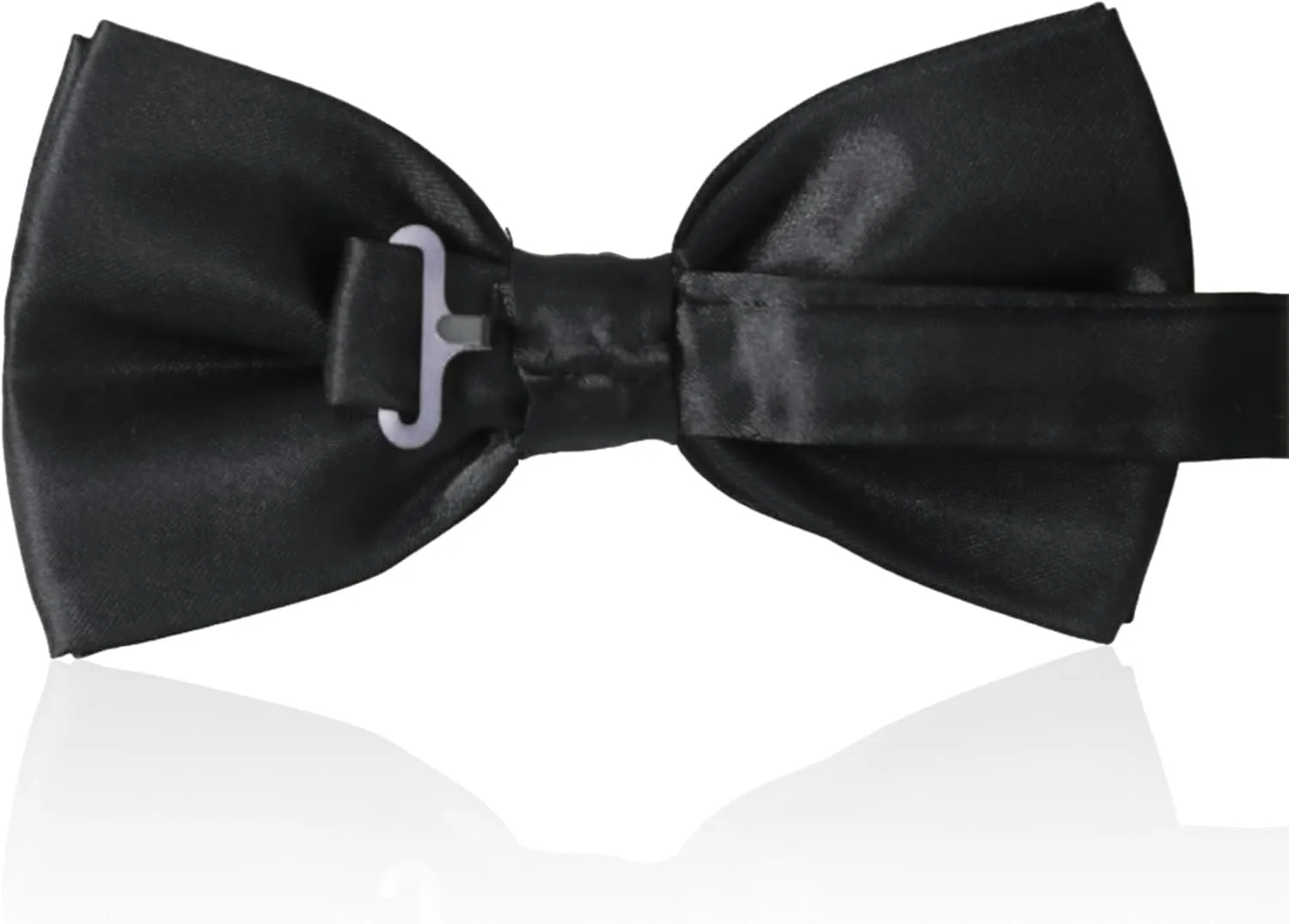 Classic Bow Tie Adjustable Neck Bow Tie Solid Color Satin Bow Tie for Men Wedding Party Graduation Gifts Dress up