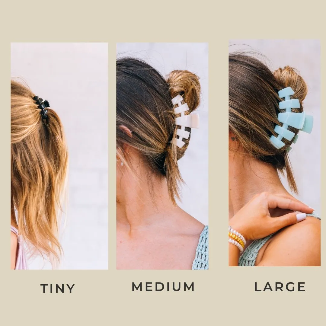 Classic Jet Black Tiny Hair Clip