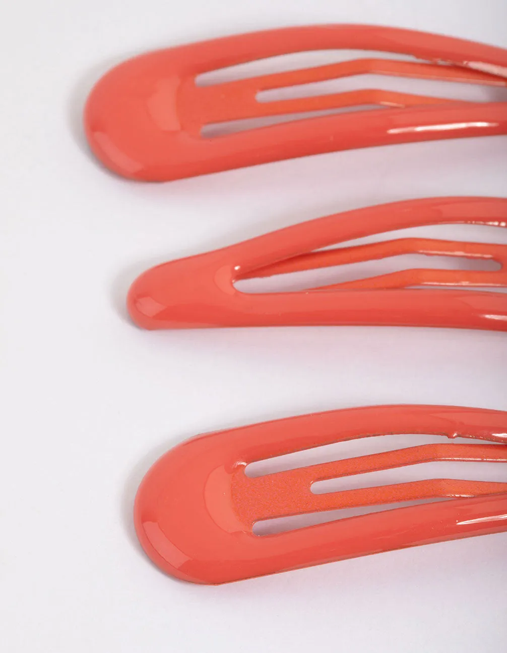 Coated Red Bubble Snap Clip Pack