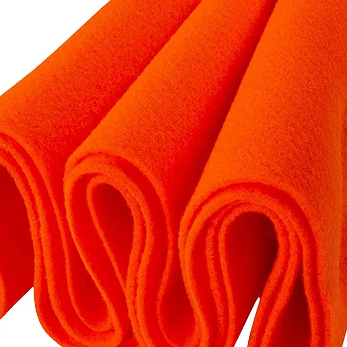 Craft Felt Fabric - 18" X 18" Inch Wide & 1.6mm Thick Felt Fabric - Use This Soft Felt for Crafts - Felt Material Pack