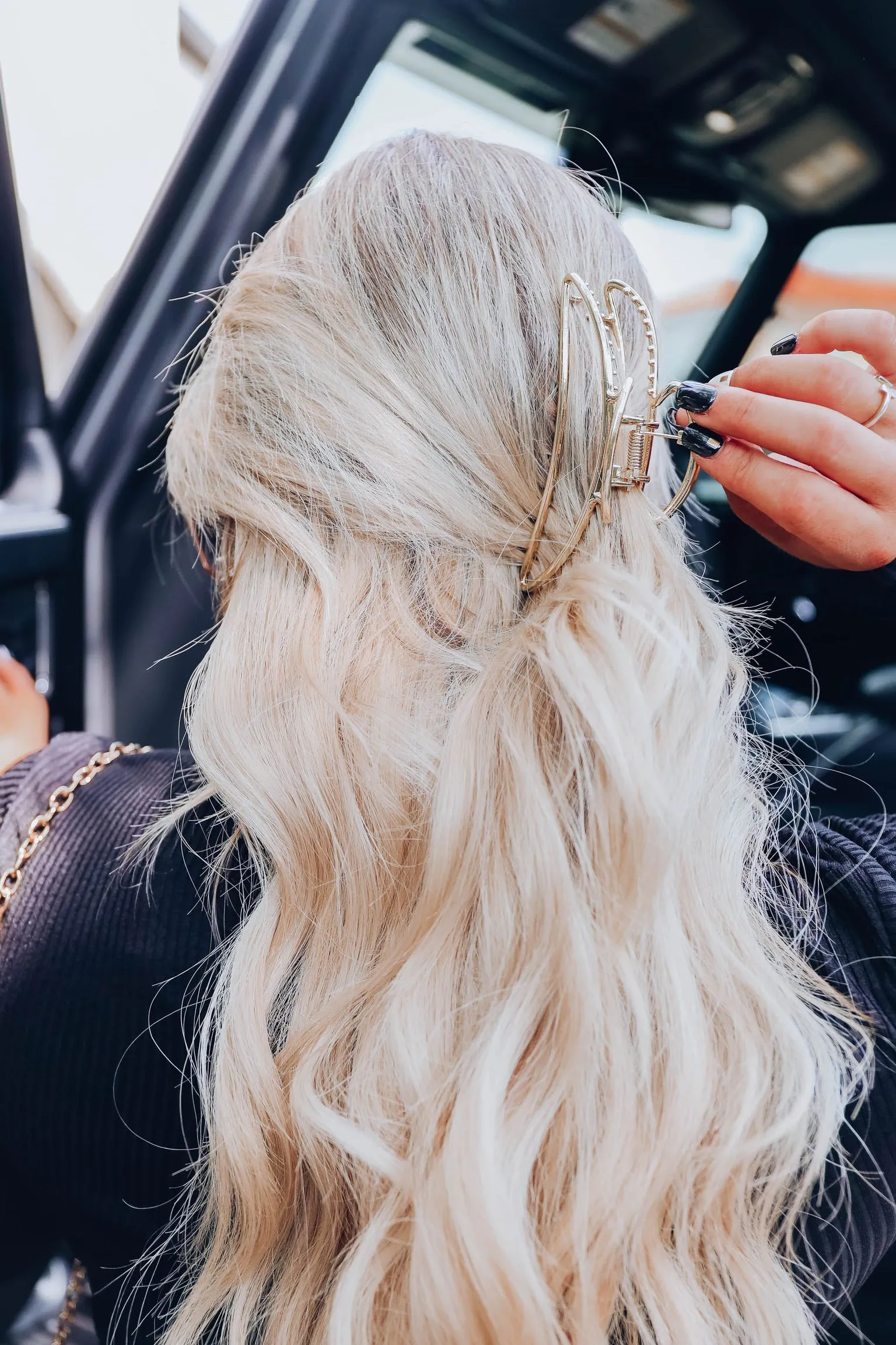 Crescent Claw Clip - Gold
