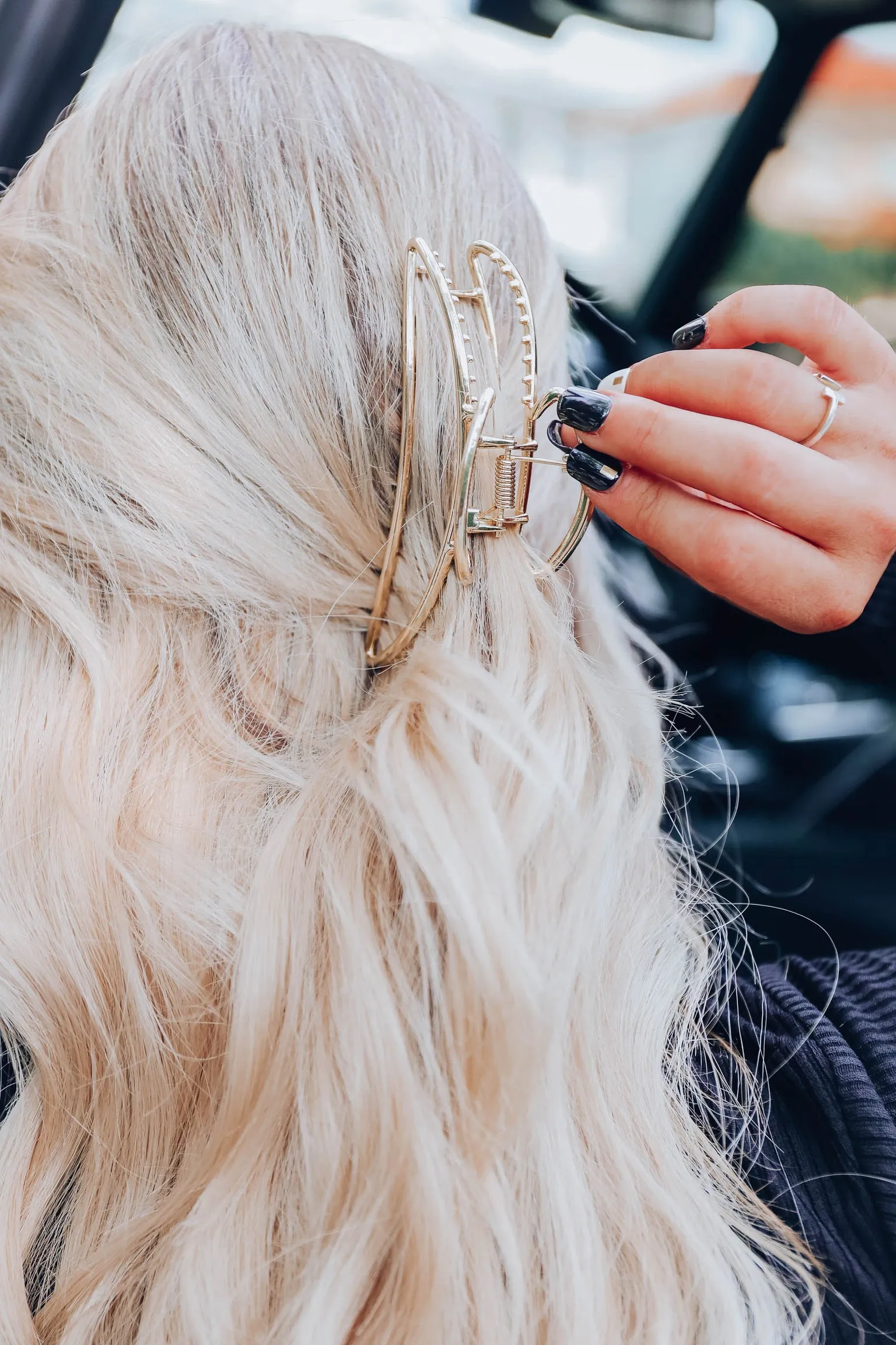 Crescent Claw Clip - Gold