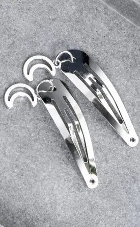 Crescent Cutie Hair Clips