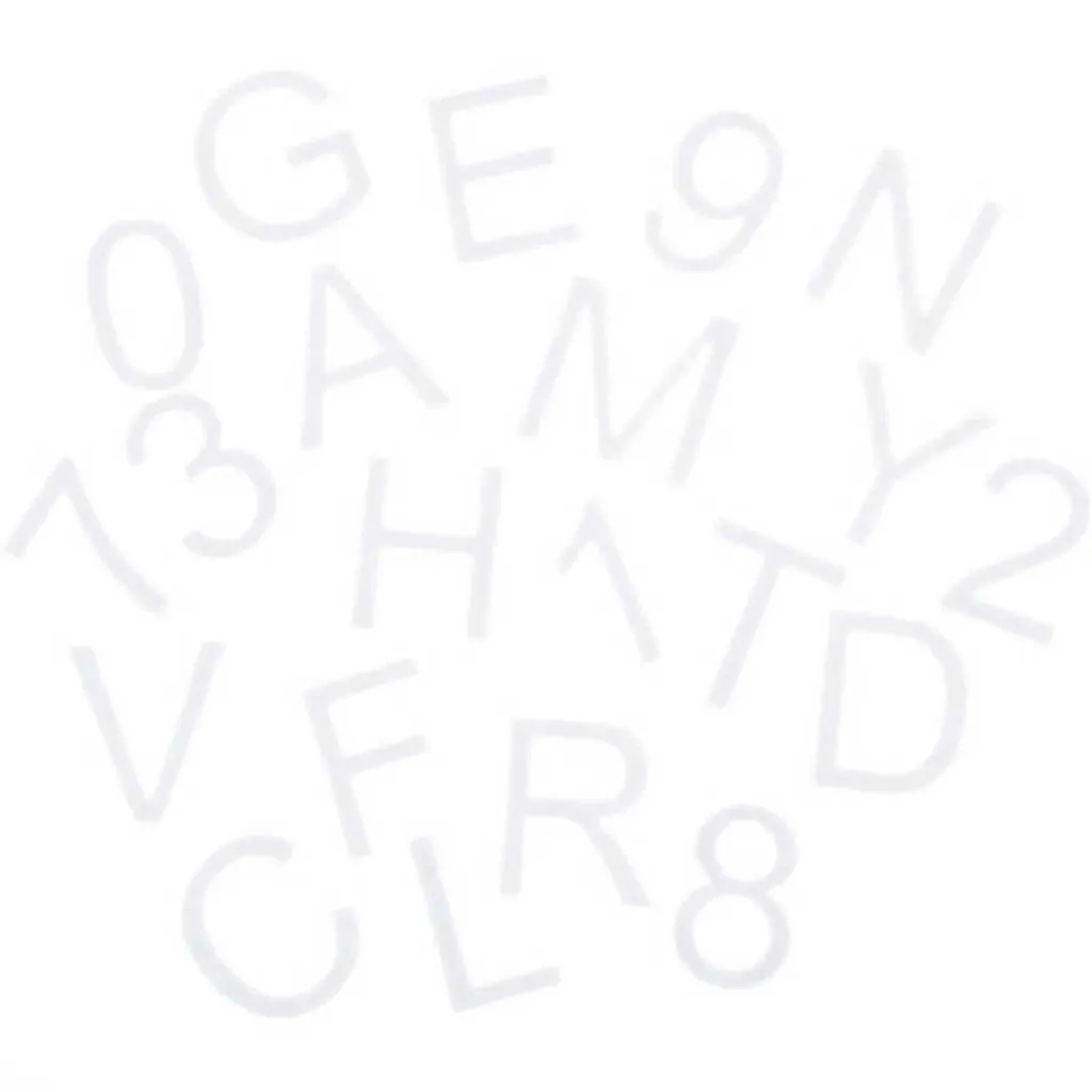 Felt Alphabet Letter Stickers White 2 inches 79 assorted size