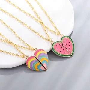 Fruity Heart Necklaces