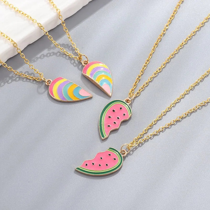 Fruity Heart Necklaces
