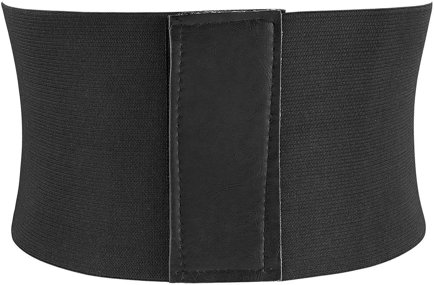 Glamorstar Corset Belt for Women Wide Elastic Tied Waspie Belts Lace-up Leather Waist Belts for Women Dresses