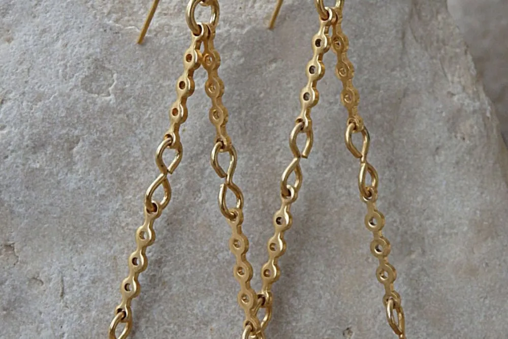 GOLD DROP EARRINGS