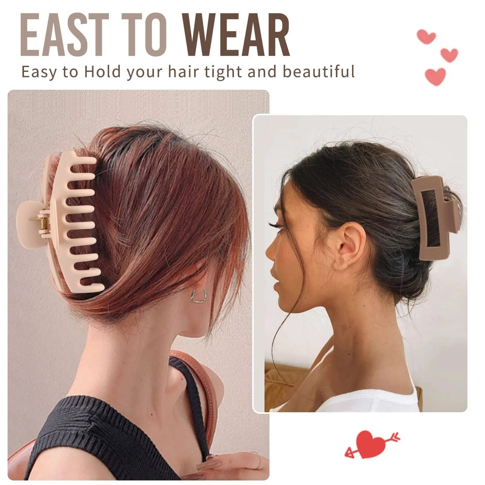 Hair Clips for Women 4.3 Inch (Large)