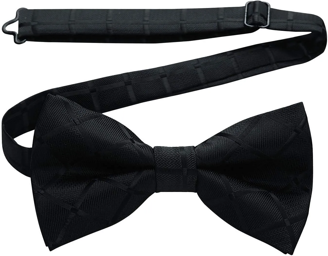 HISDERN Bow Ties for Men Pre-Tie Bow Tie and Pocket Square Set Bowtie Formal Tuxedo Wedding Bowties Handkerchief Set