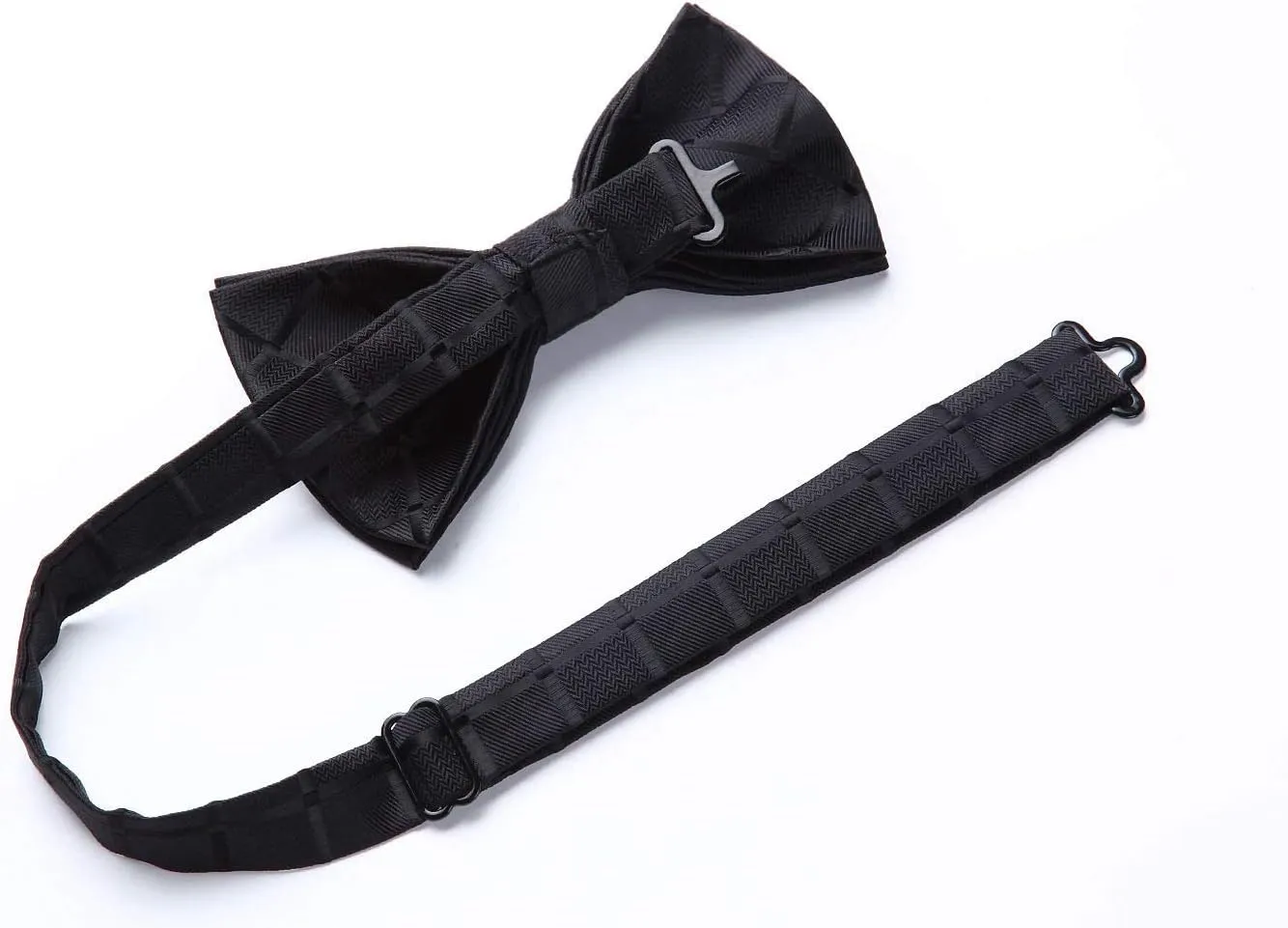 HISDERN Bow Ties for Men Pre-Tie Bow Tie and Pocket Square Set Bowtie Formal Tuxedo Wedding Bowties Handkerchief Set