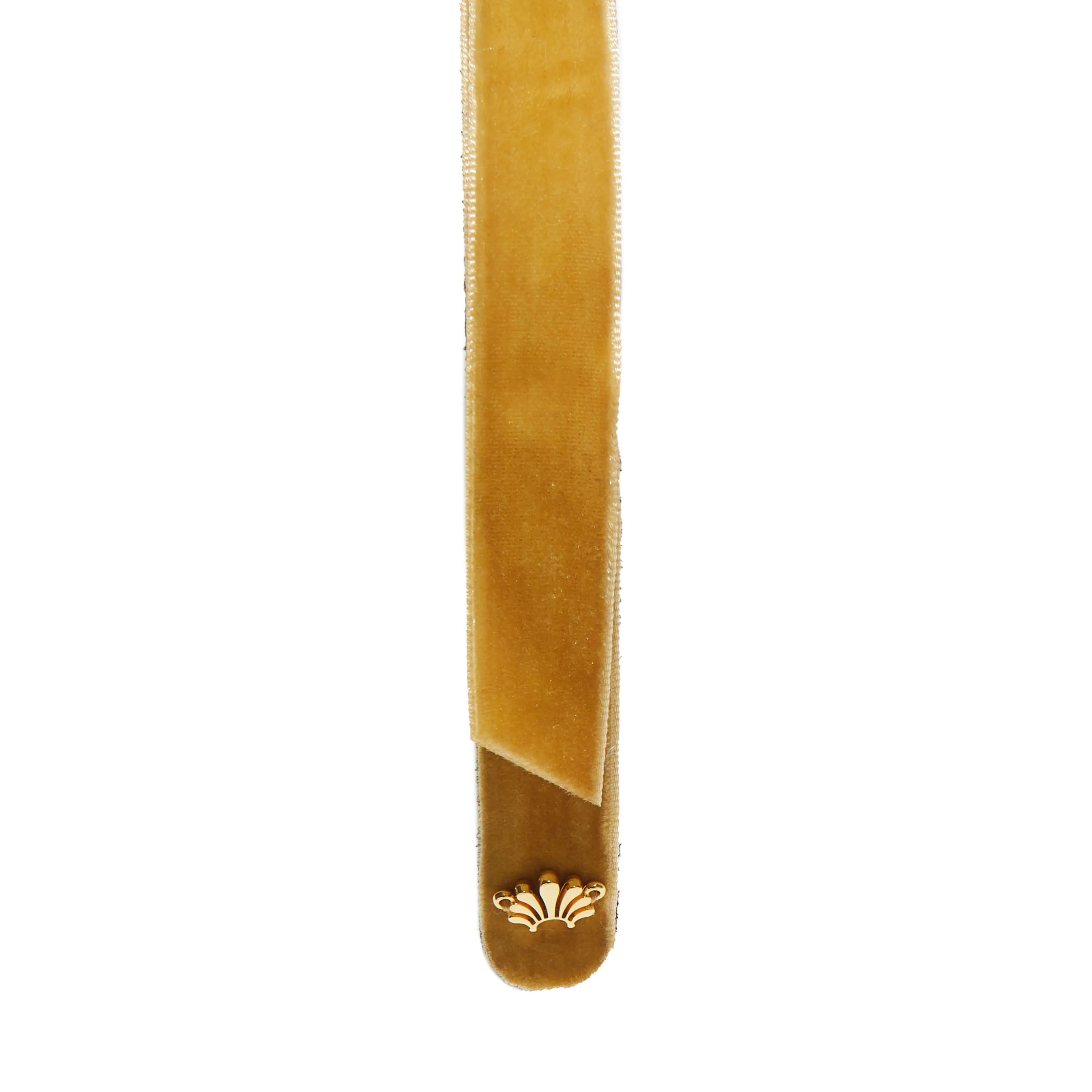 KHAKI BARDOT SLIM RIBBON HEADBAND