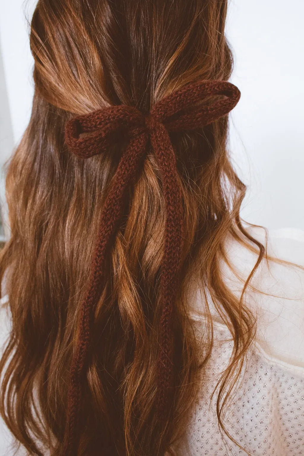 Knit Long Bow Clip