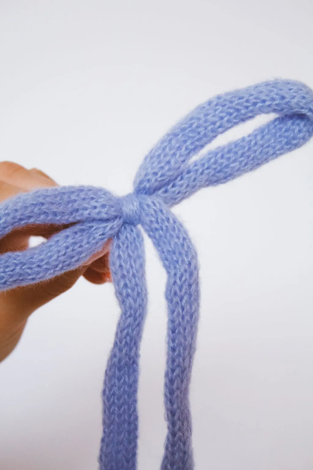 Knit Long Bow Clip