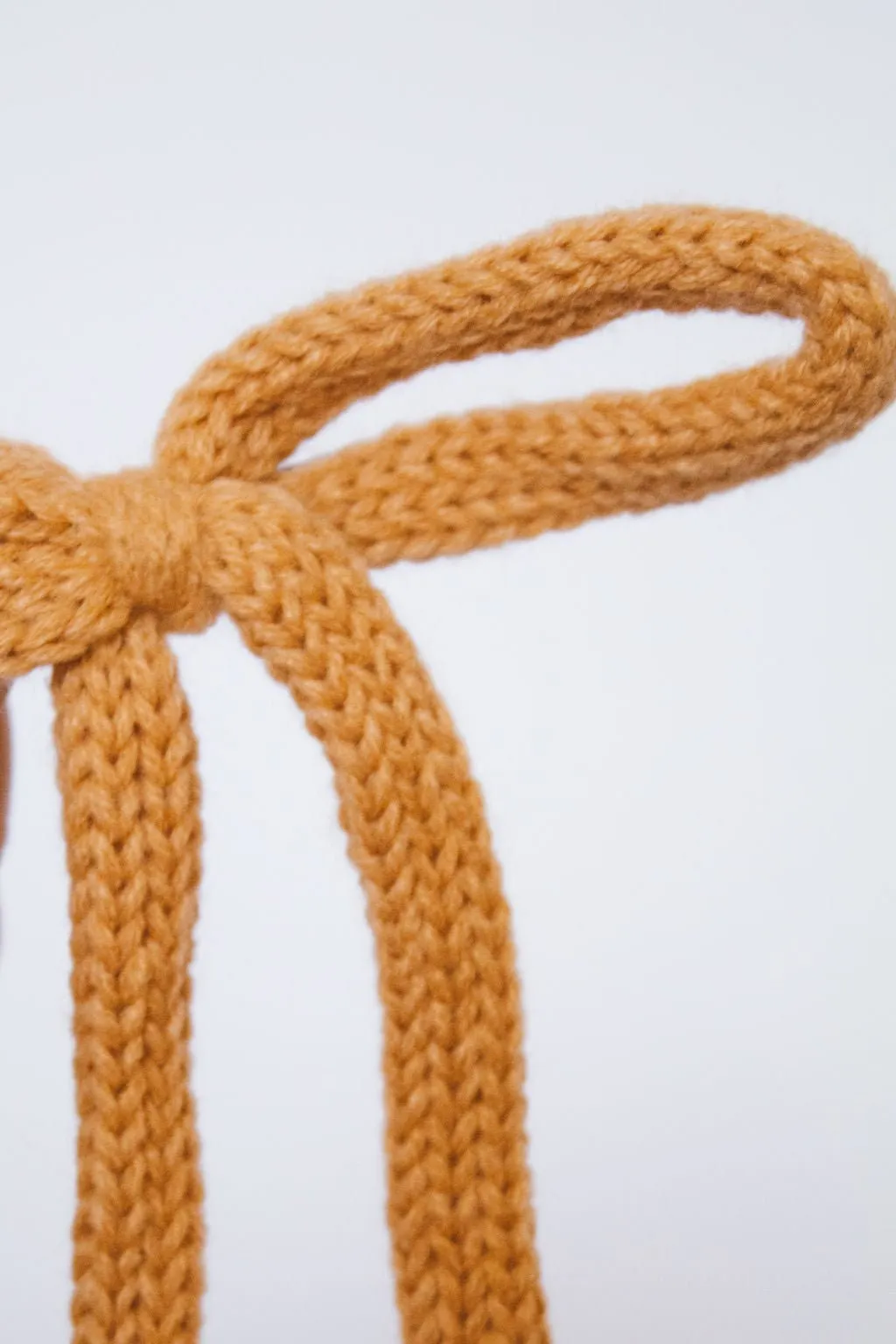 Knit Long Bow Clip