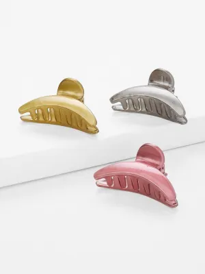Mixed Color Hair Clip 3Pcs