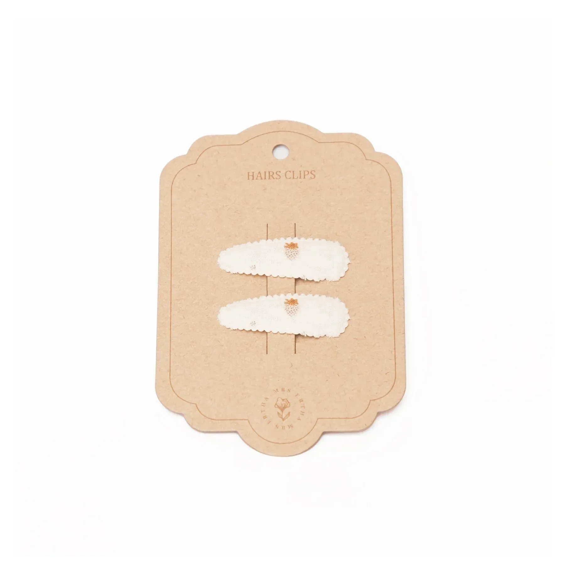 Mrs. Ertha Hair Clips Set 2 | Strawberries