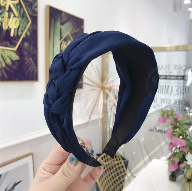 Multiple knots Hairbands For Women Hair Band Wide Side Hair Accessory