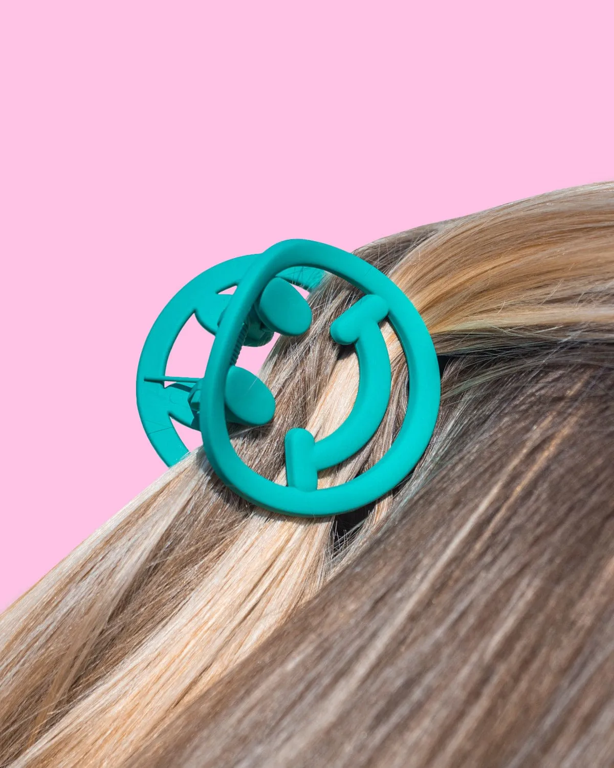 Nice List Smiley Hair Claw Clips