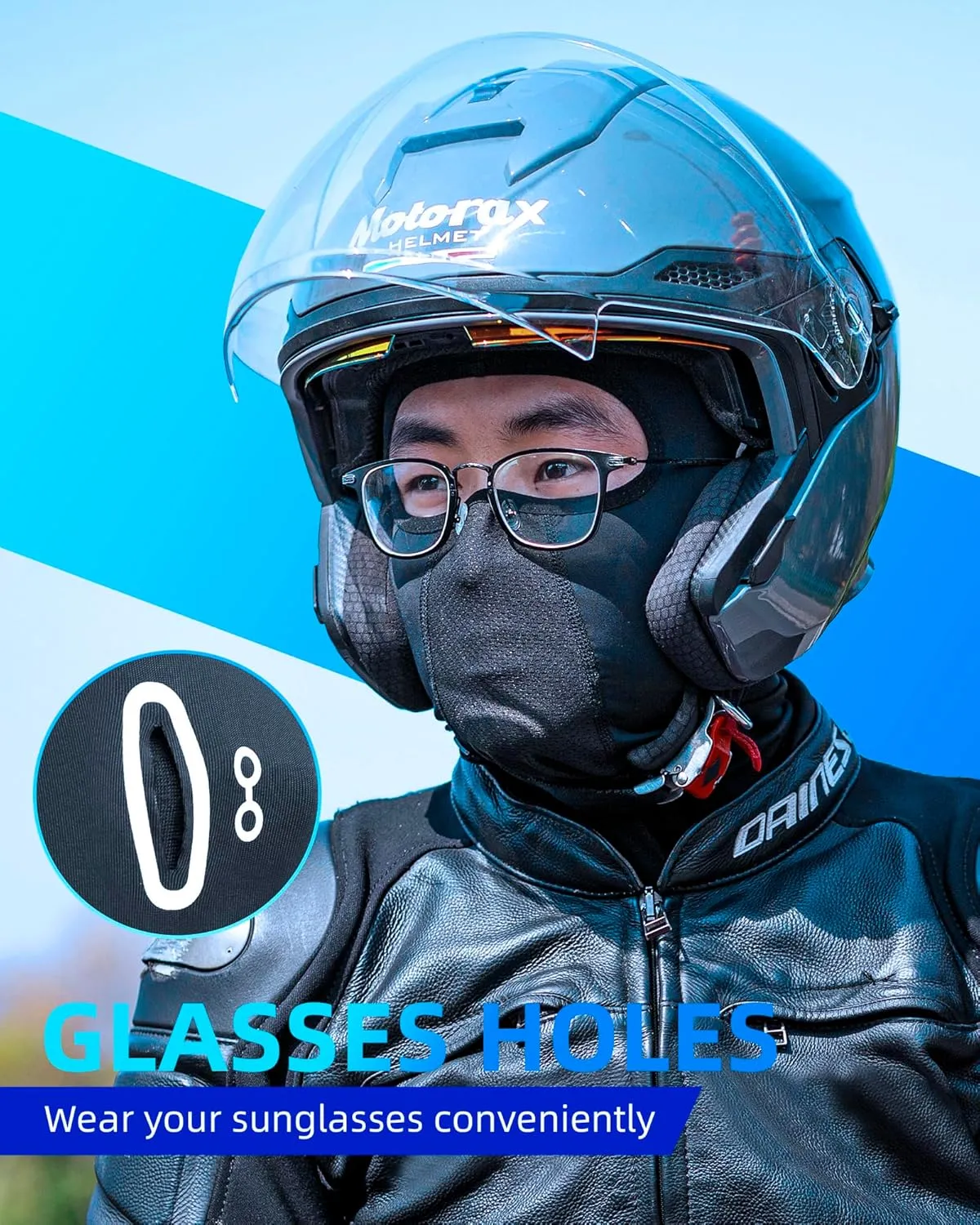 ROCKBROS Cooling Neck Gaiter Ice Silk UV Protection Balaclava