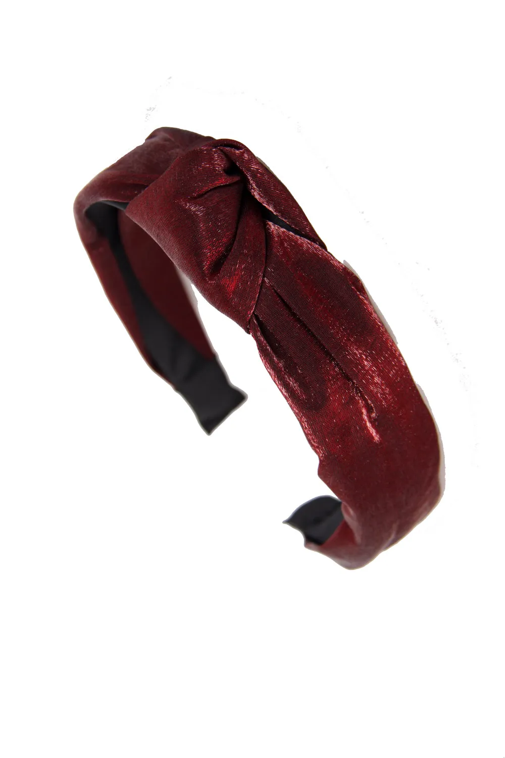 Shiny Satin Knot Fabric Hairband