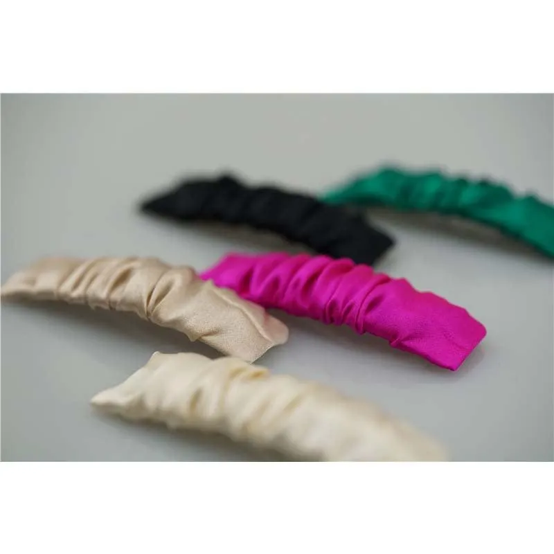 Silk hair clips - custom brand