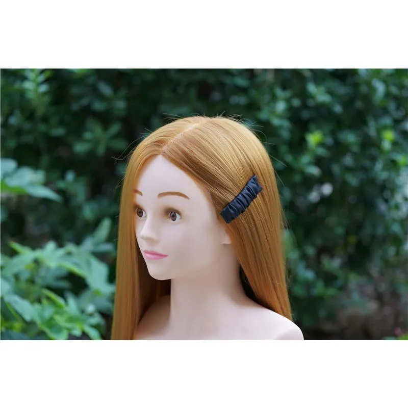 Silk hair clips - custom brand