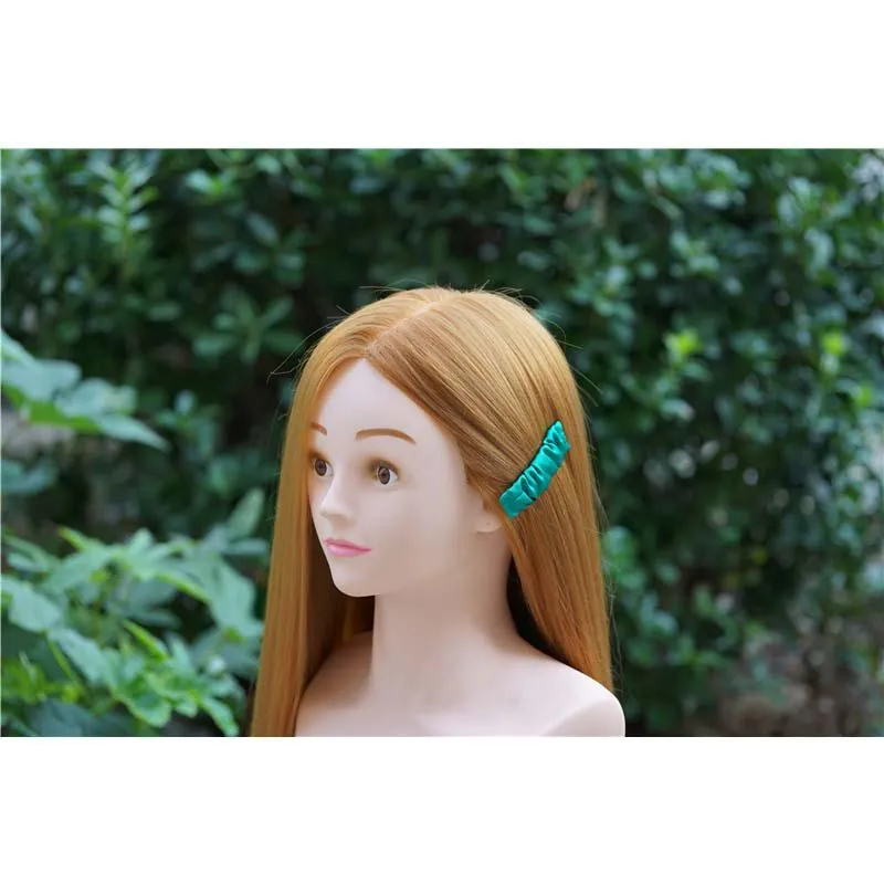 Silk hair clips - custom brand