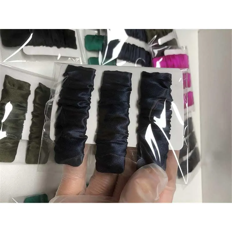 Silk hair clips - custom brand