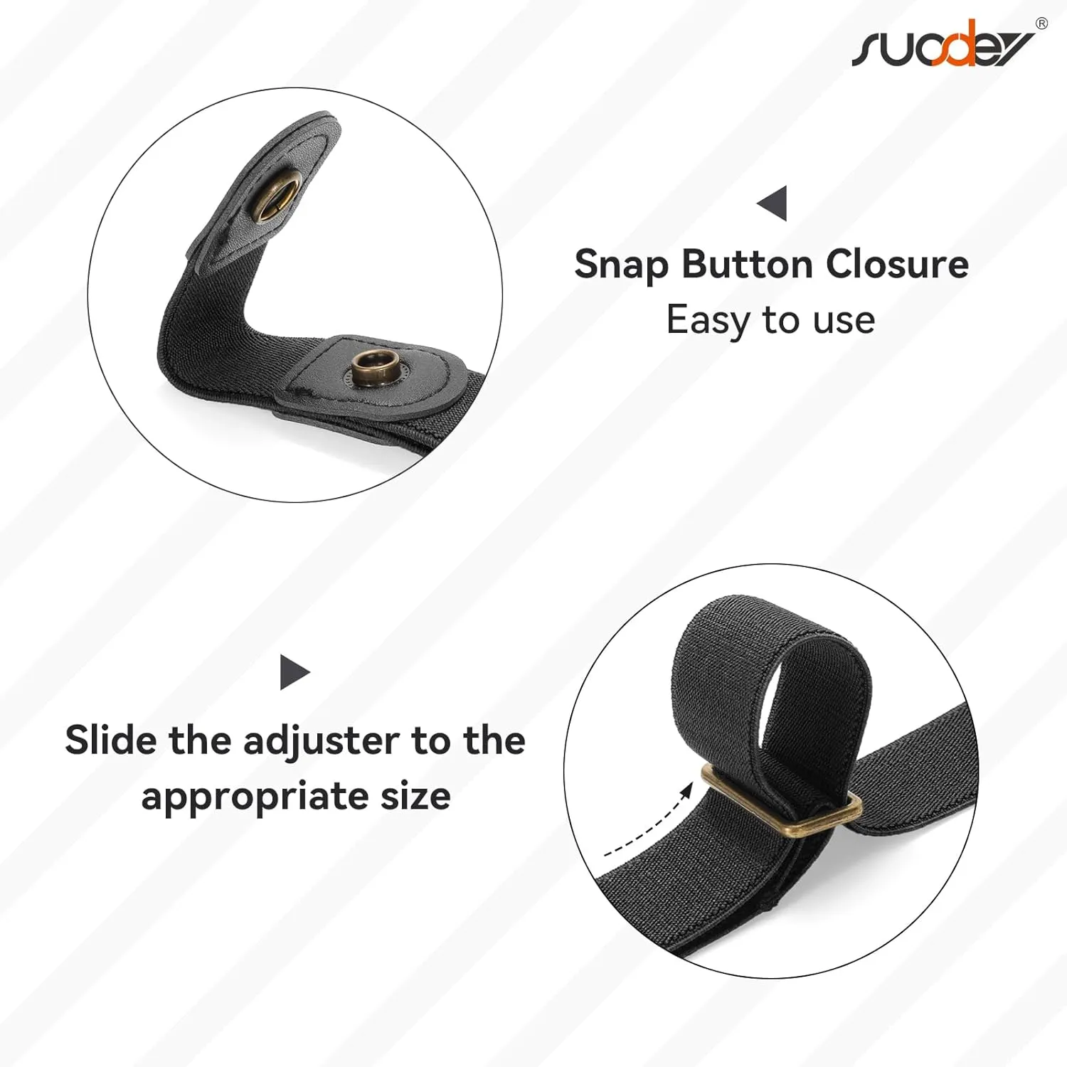 SUOSDEY No Buckle Invisible Stretch Belts for Men/Women Belt for Jeans pants No Hassle,No Bugle