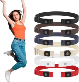SUOSDEY No Buckle Invisible Stretch Belts for Men/Women Belt for Jeans pants No Hassle,No Bugle