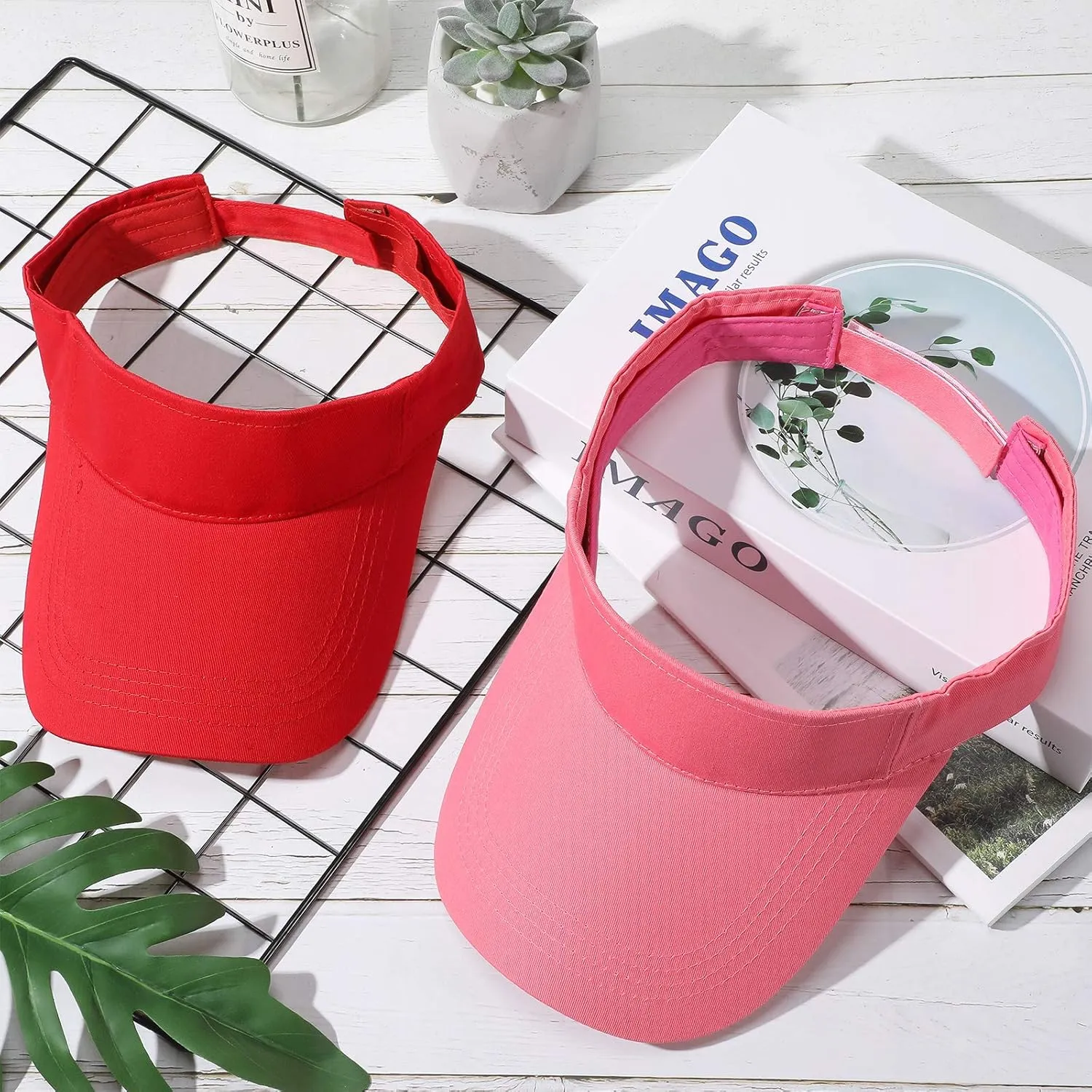 Syhood 15 Pieces Sun Visor Hats Sport Wear Athletic Sun Visor Caps Adjustable Sun Protection for Women Men