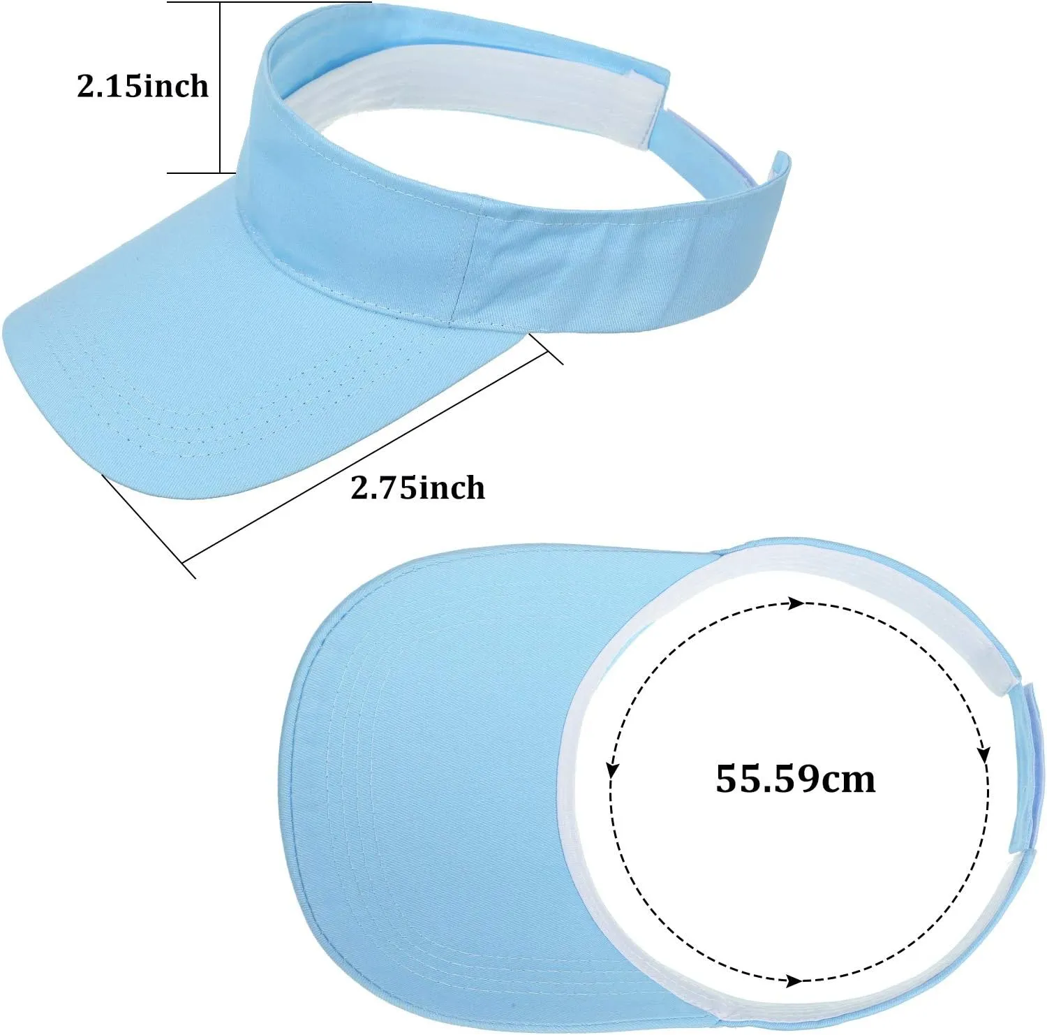 Syhood 15 Pieces Sun Visor Hats Sport Wear Athletic Sun Visor Caps Adjustable Sun Protection for Women Men
