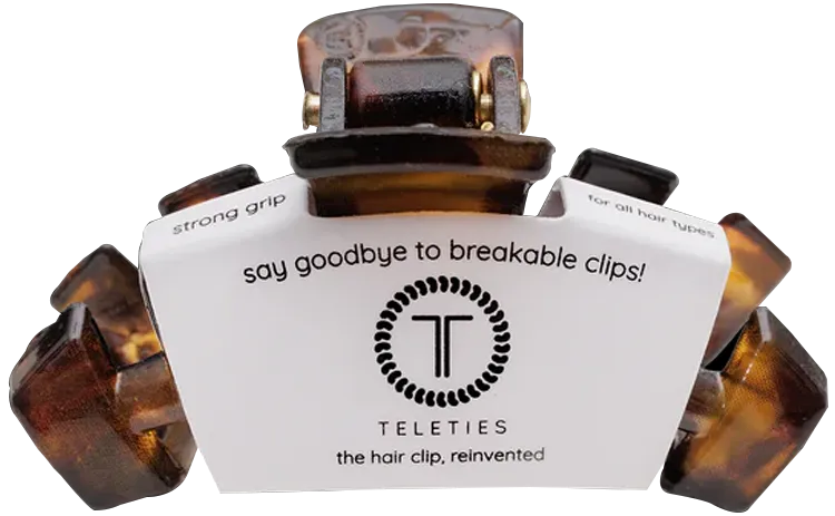 Teleties Classic Tortoise Hair Clip